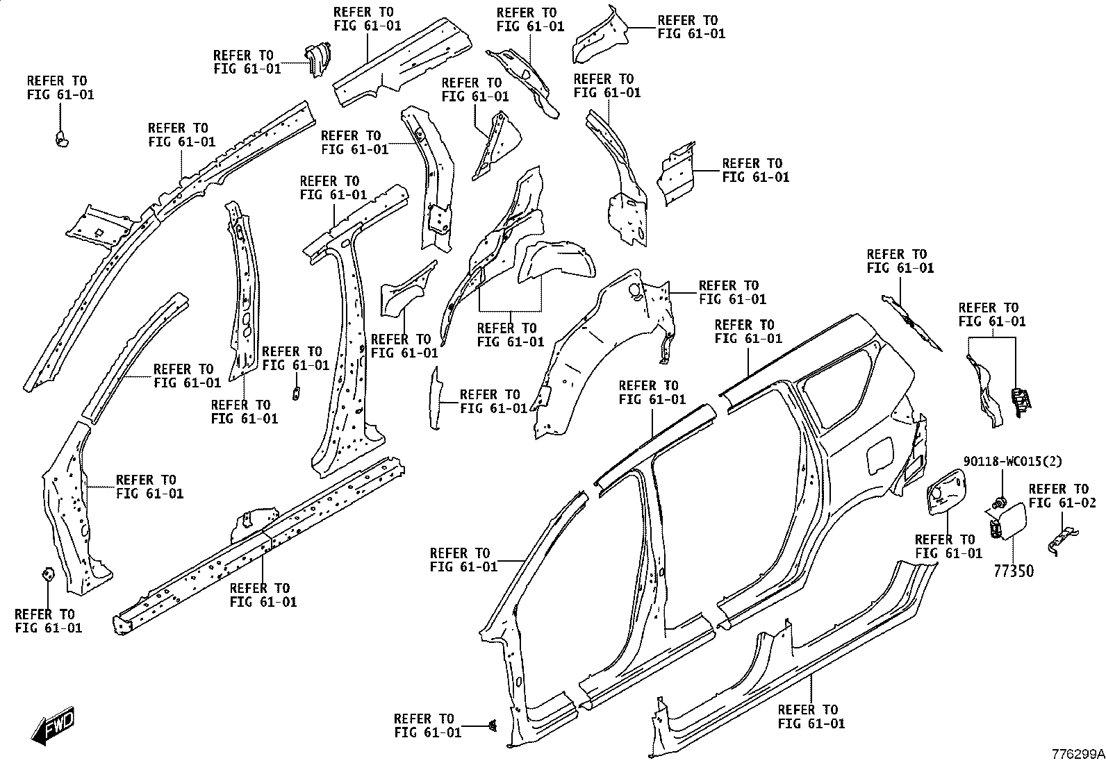 23273-WC001 HOSE, FUEL, NO.3 product image