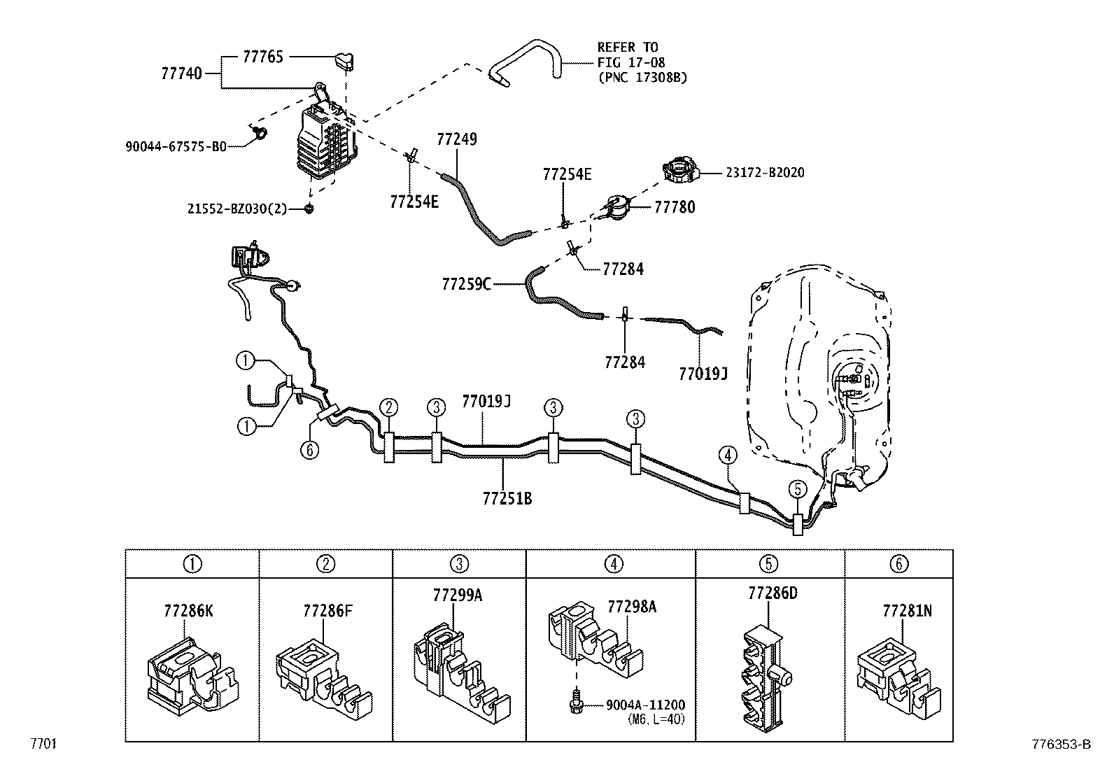 23105-BZ030 FILTER, FUEL PUMP product image