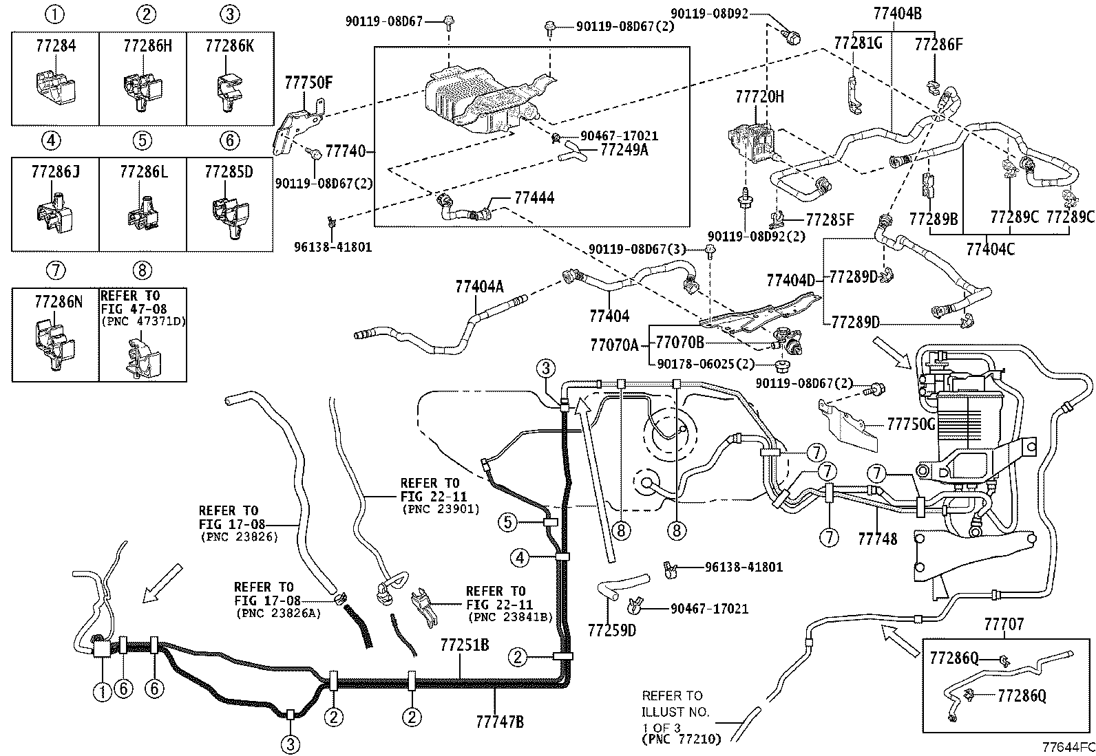 77024-60490 PLATE SUB-ASSY, FUEL SUCTION product image