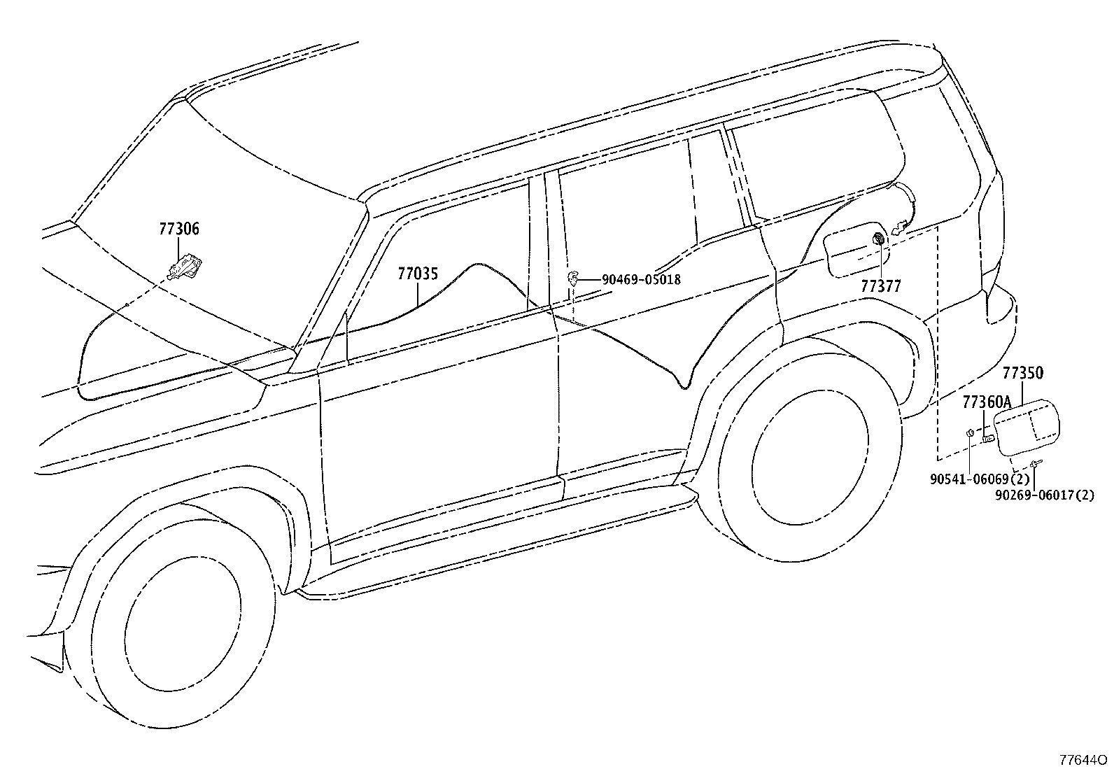 77024-60370 PLATE SUB-ASSY, FUEL SUCTION product image