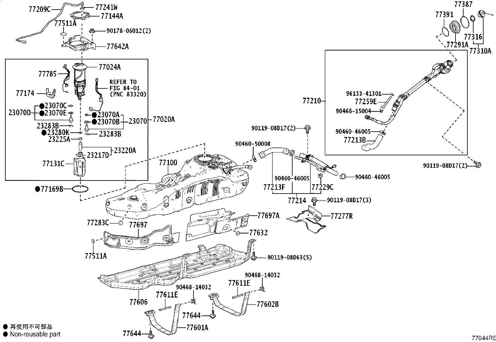 77024-60370 PLATE SUB-ASSY, FUEL SUCTION product image