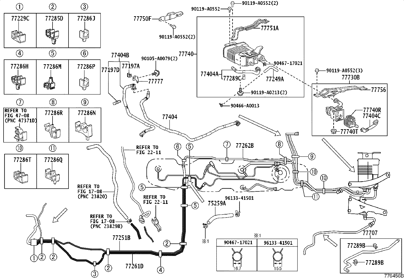 77020-04080 TUBE ASSY, FUEL SUCTION W/PUMP & GAGE product image