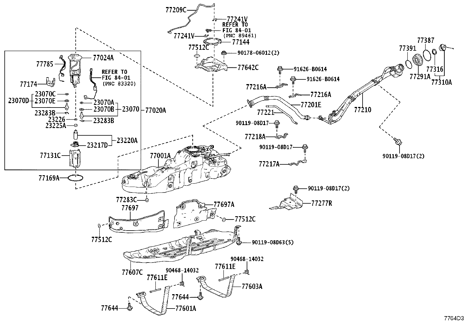 77020-60740 TUBE ASSY, FUEL SUCTION W/PUMP & GAGE product image