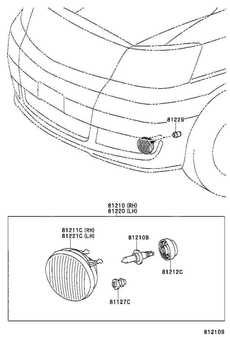 52125-58010 BRACKET, FOG LAMP MOUNTING, RH product image