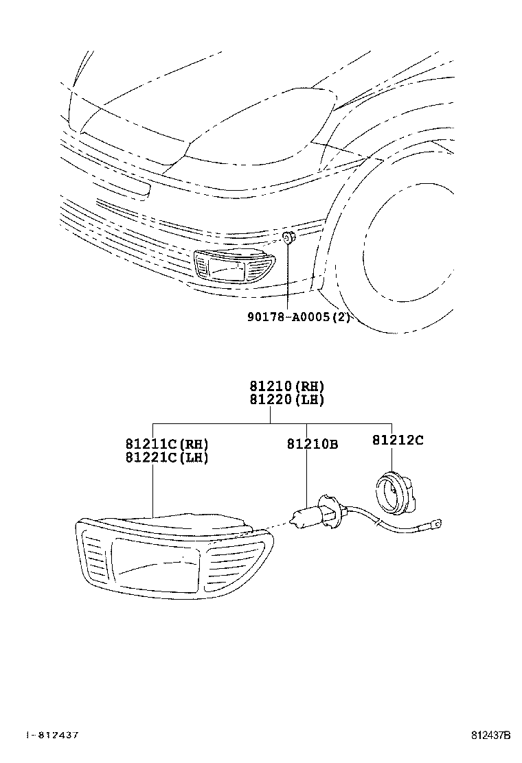 81210-AE020 LAMP ASSY, FOG product image