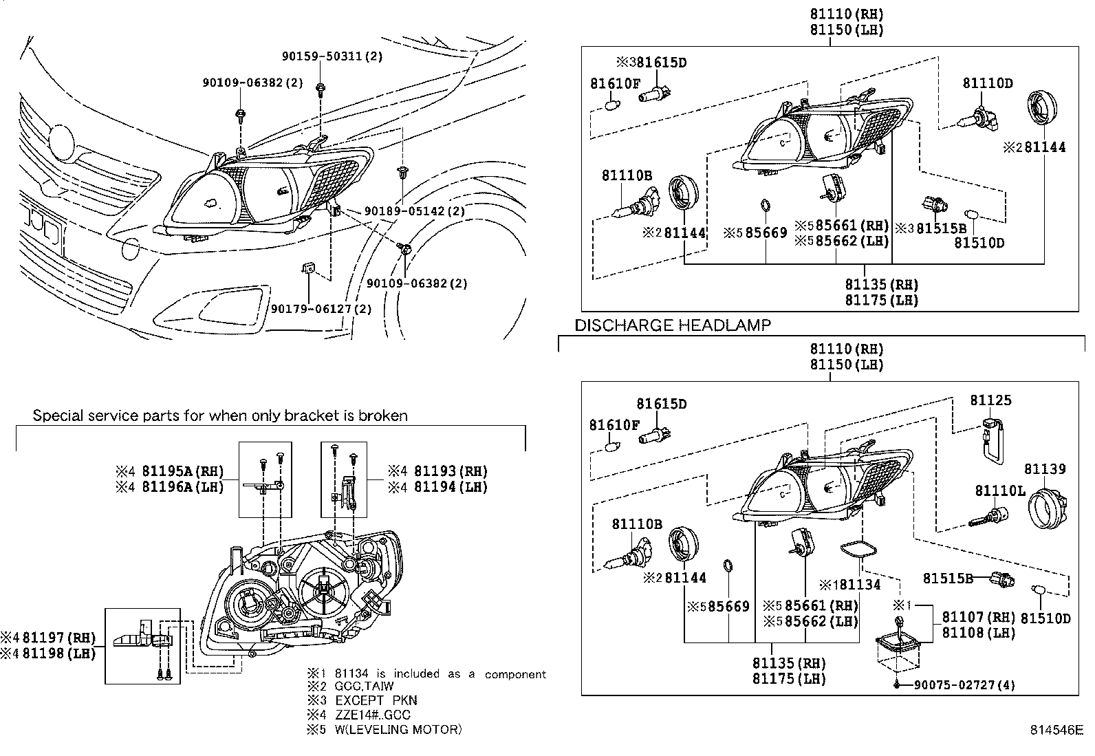 81110-02810 HEADLAMP ASSY, RH product image
