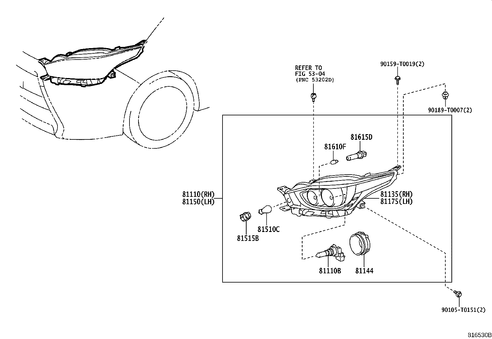 81110-0DF60 HEADLAMP ASSY, RH product image