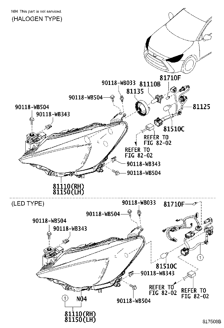 81145-WB003 HEADLAMP ASSY, RH product image
