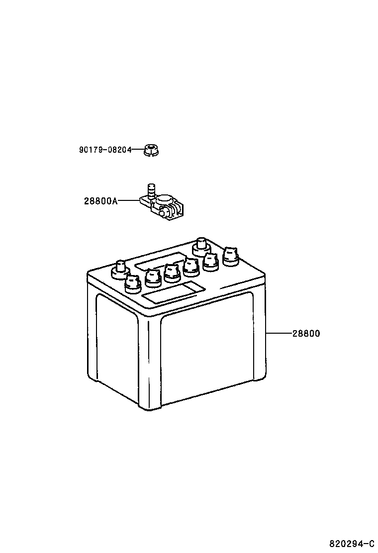 28800-05010 BATTERY product image