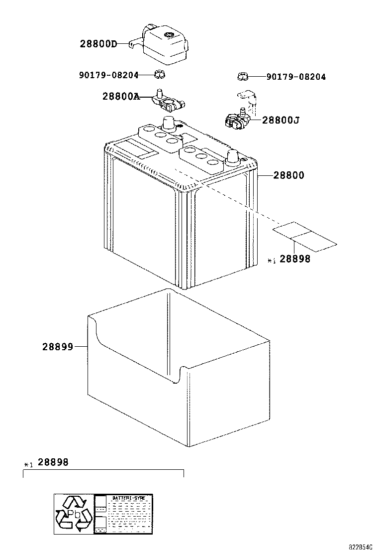28800-0D220 BATTERY product image