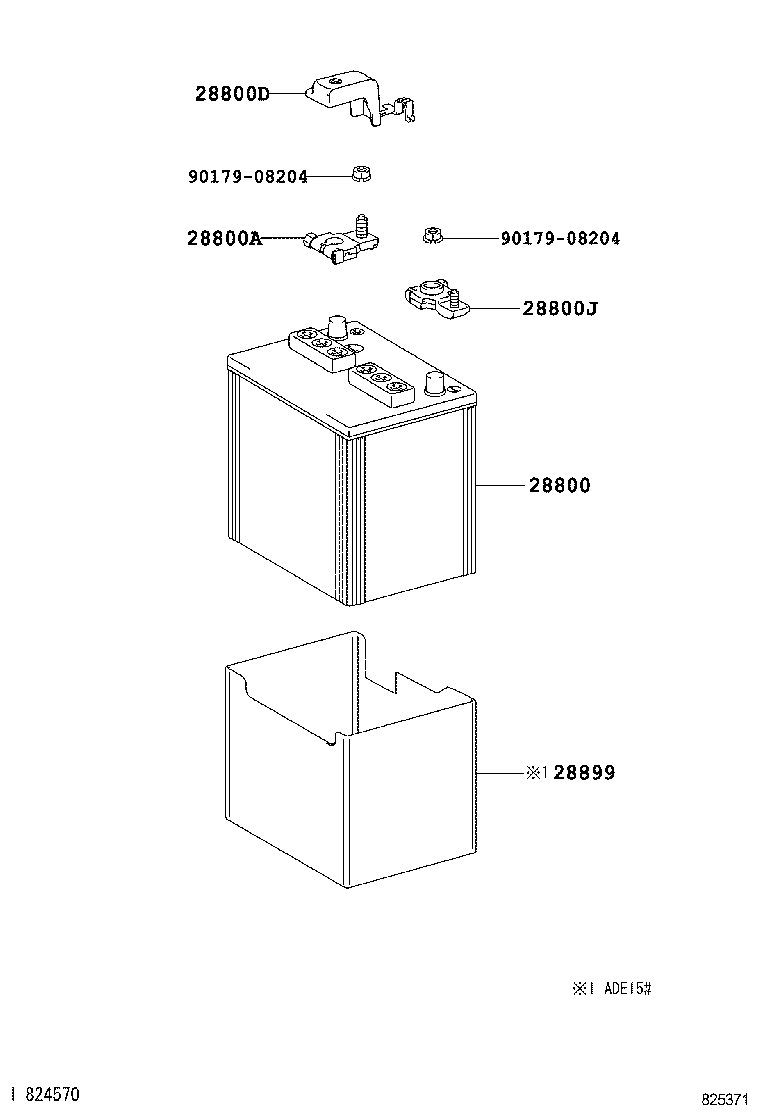 28800-21171 BATTERY product image