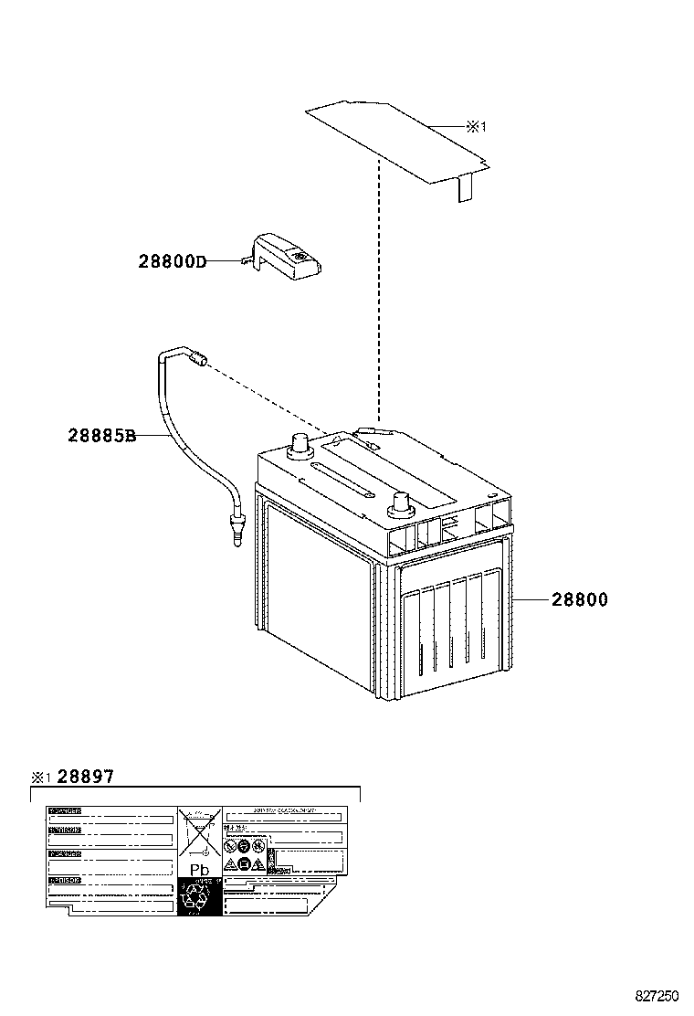 28800-28061 BATTERY product image
