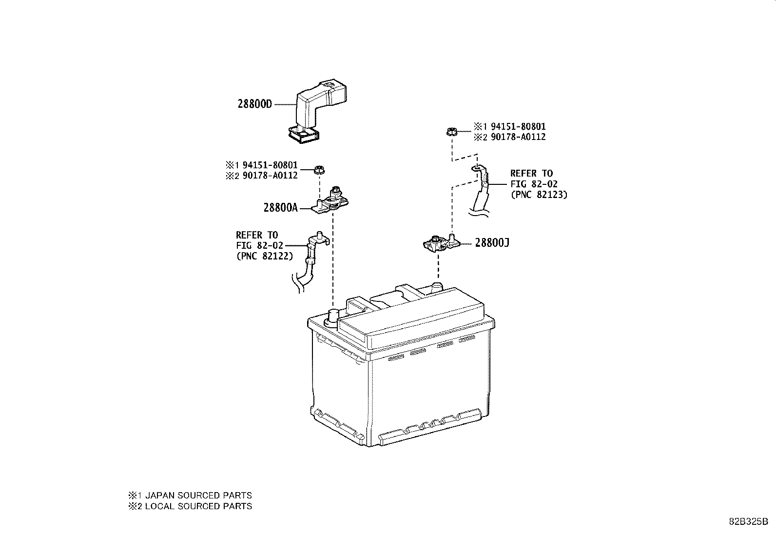 28885-0P030 HOSE, BATTERY product image