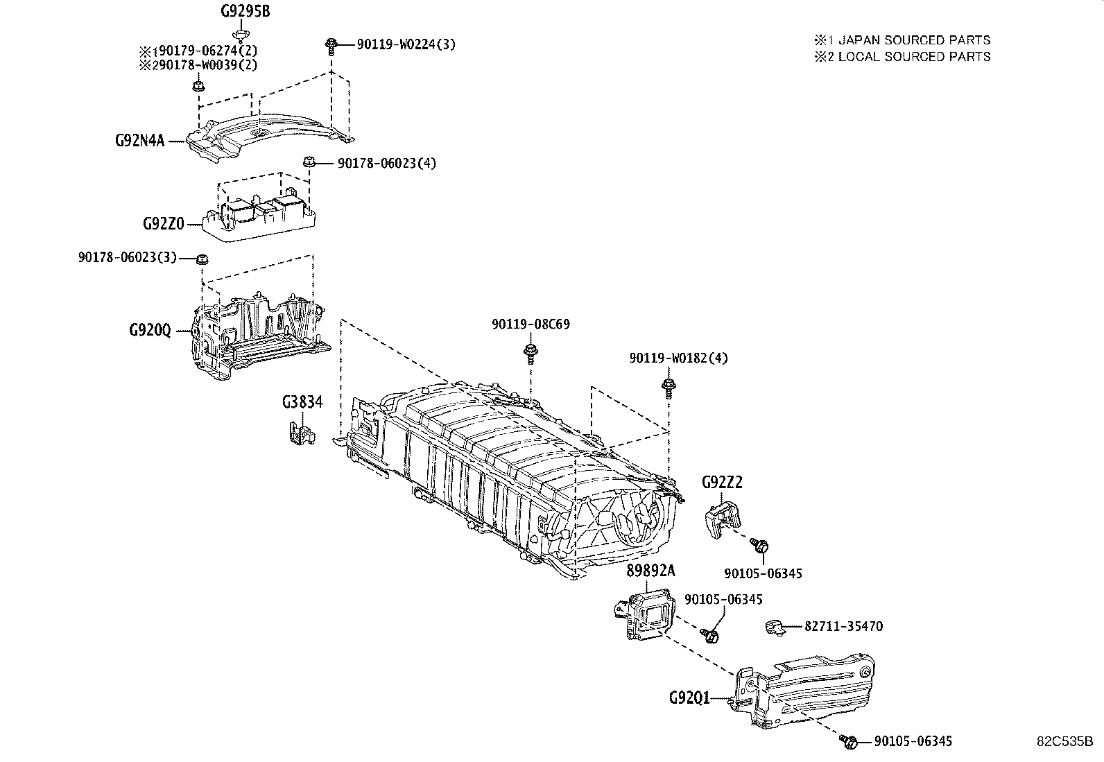 82675-78030 TERMINAL, BATTERY POSITIVE product image