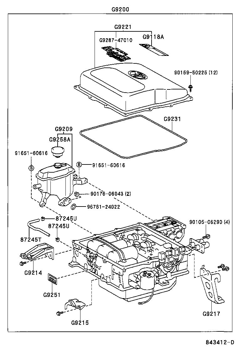 G9209-47010 TANK SUB-ASSY, INVERTER RESERVE product image