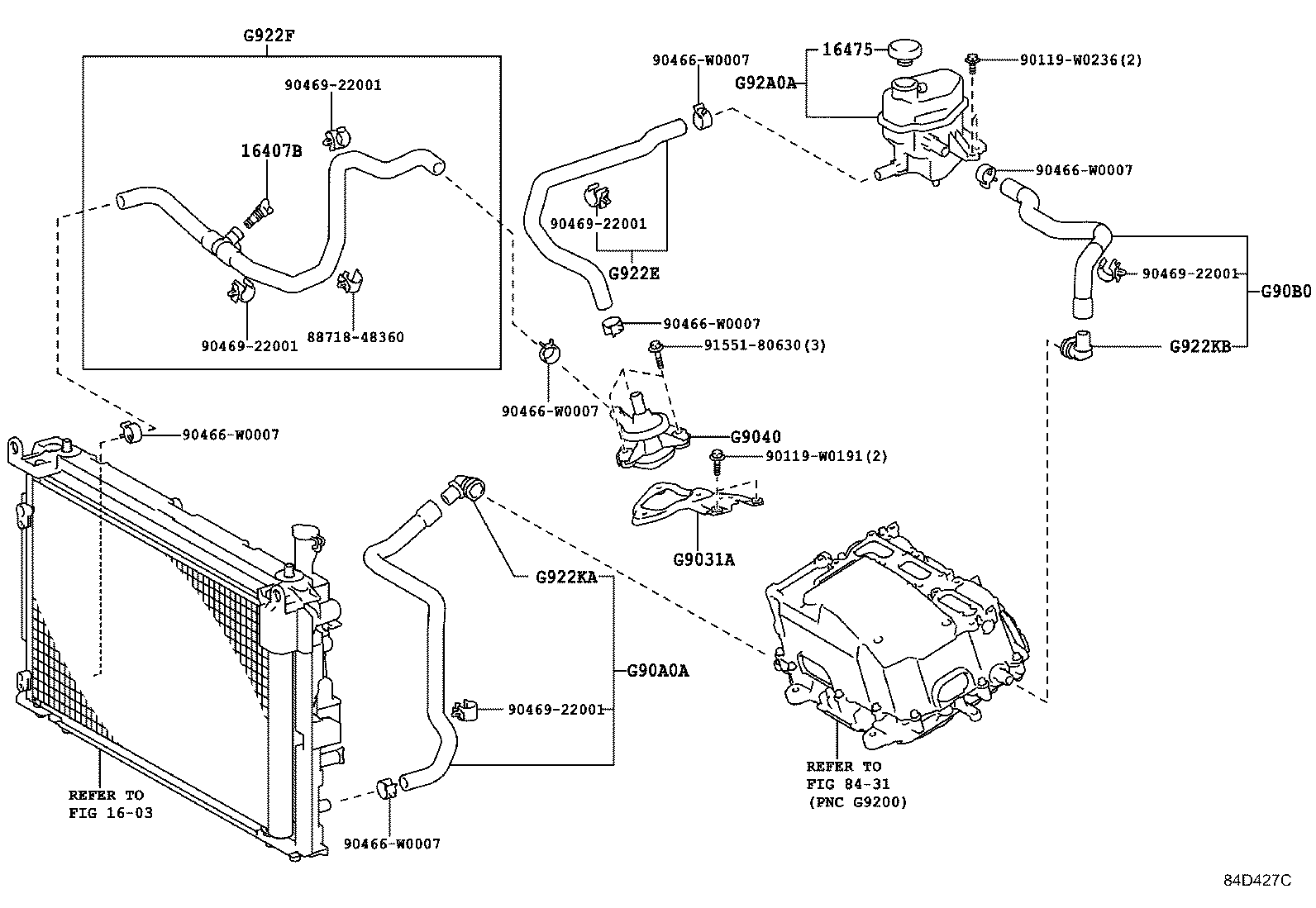 G9141-52011 BRACKET SUB-ASSY, HV WATER PUMP product image