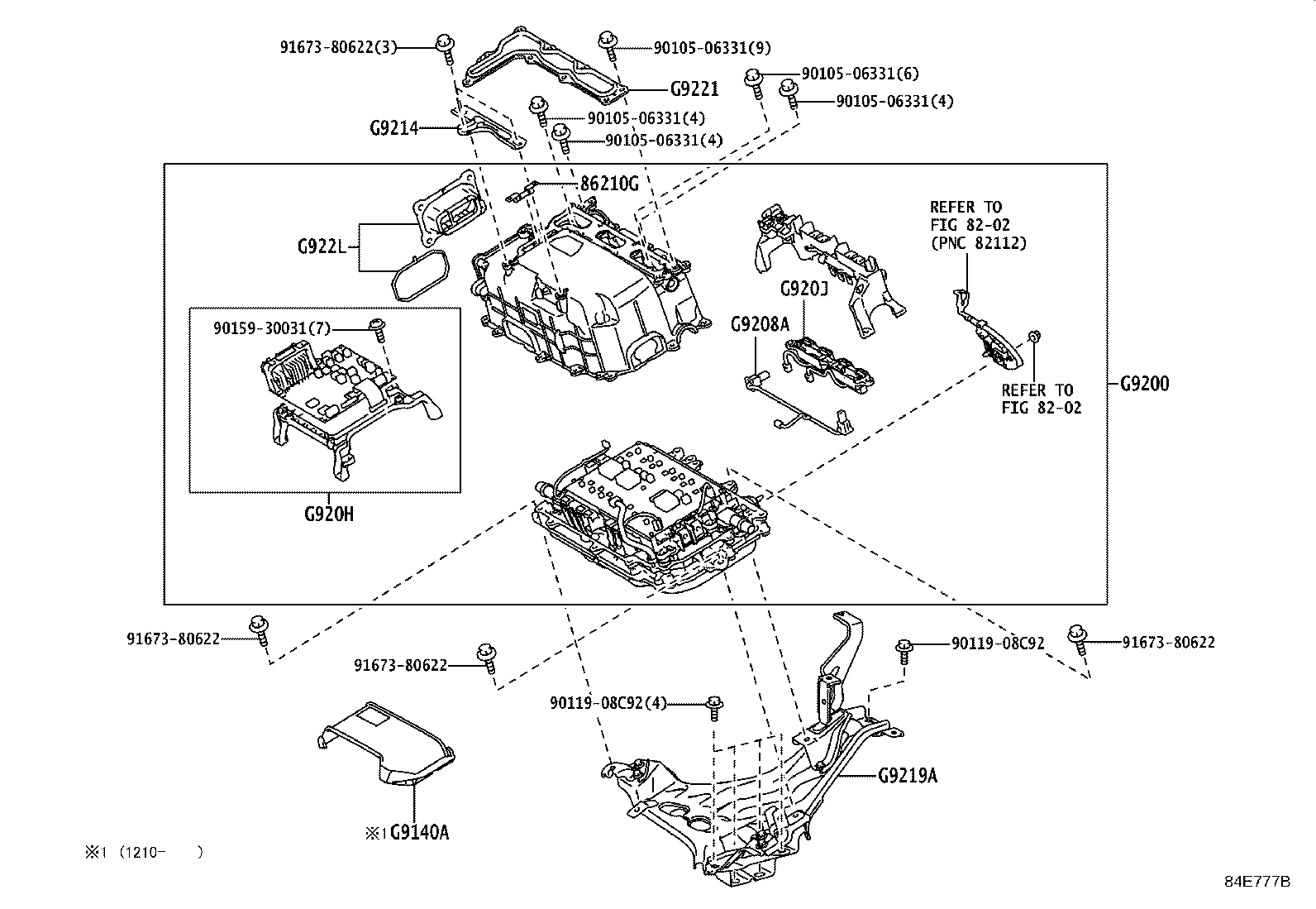 G9140-47010 COVER ASSY, INVERTER, LH product image