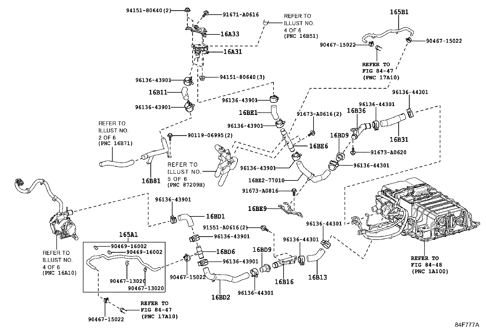 16035-97401 JOINT SUB-ASSY, WATER HOSE product image