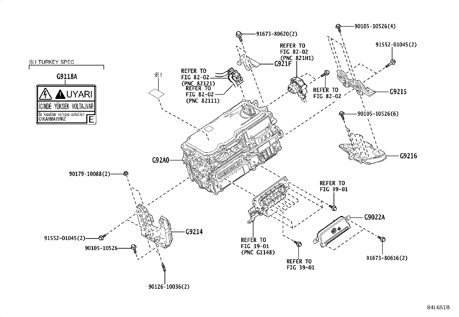 G92A0-42110 INVERTER ASSY, HYBRID MOTOR CONTROL product image