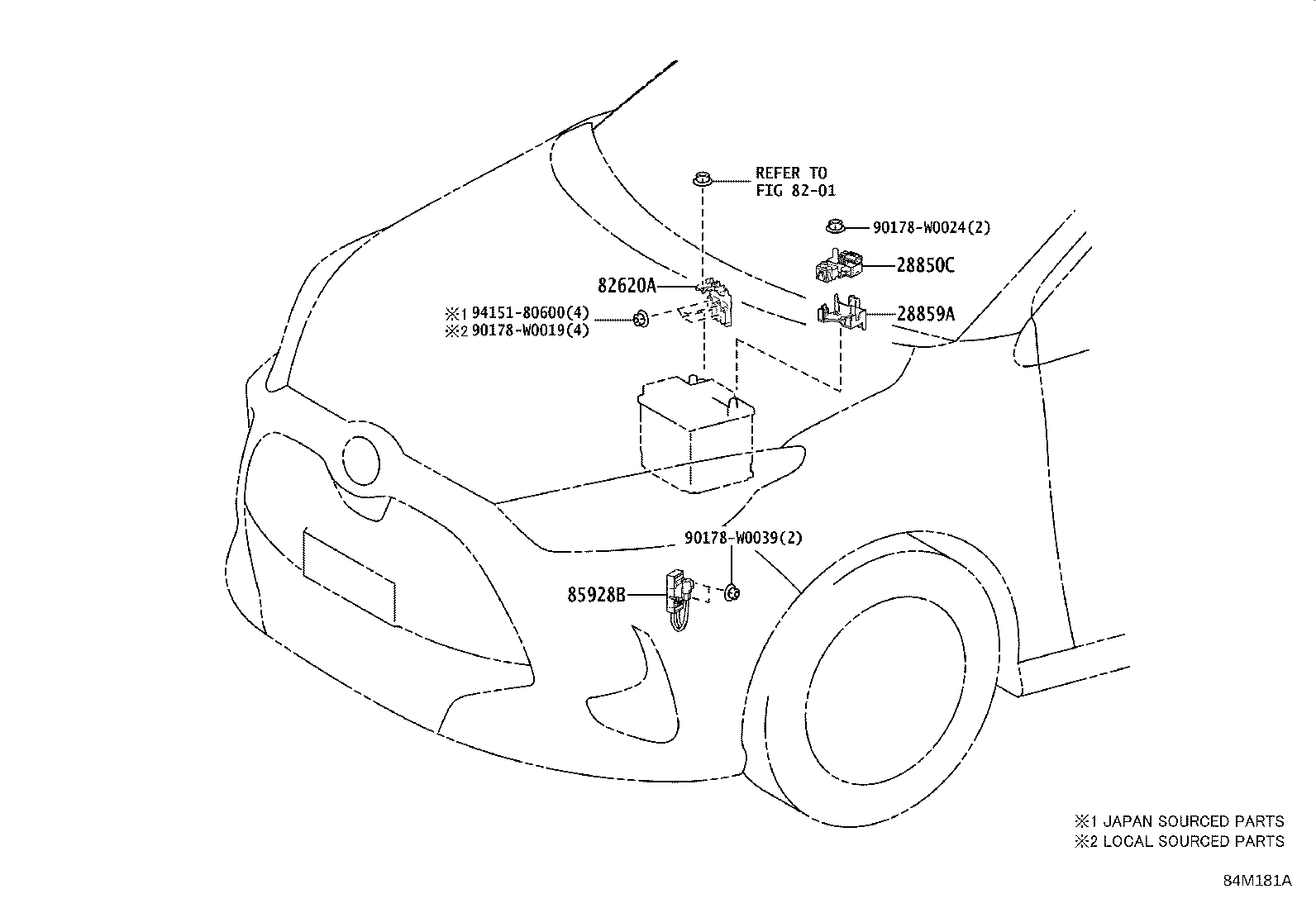 89422-33040 SENSOR, WATER TEMPERATURE product image