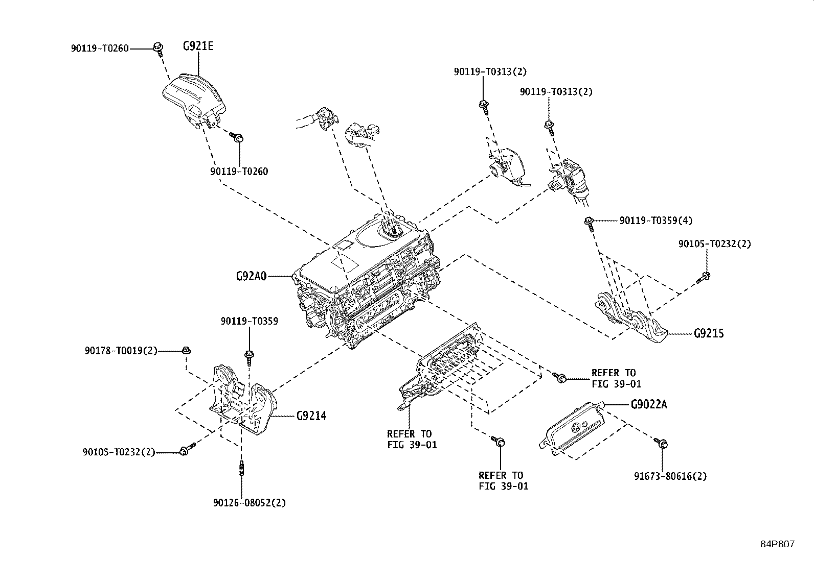 G92A0-66040 INVERTER ASSY, HYBRID MOTOR CONTROL product image