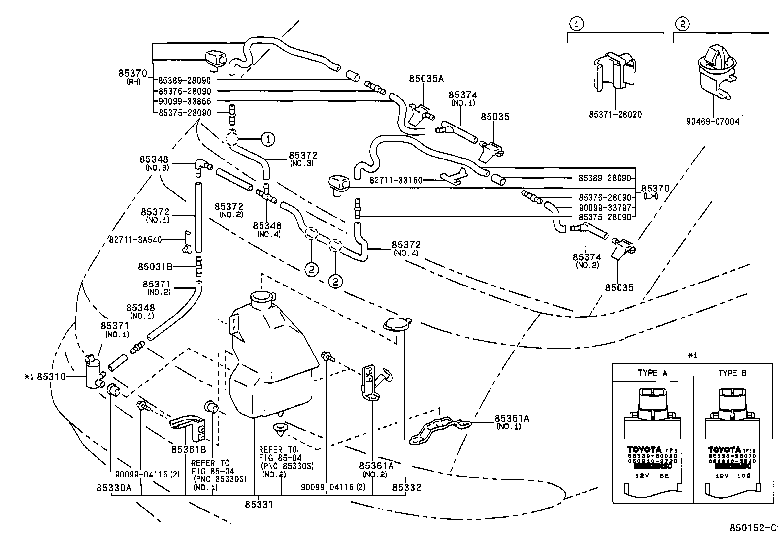 85315-28050 JAR SUB-ASSY, WINDSHIELD WASHER product image
