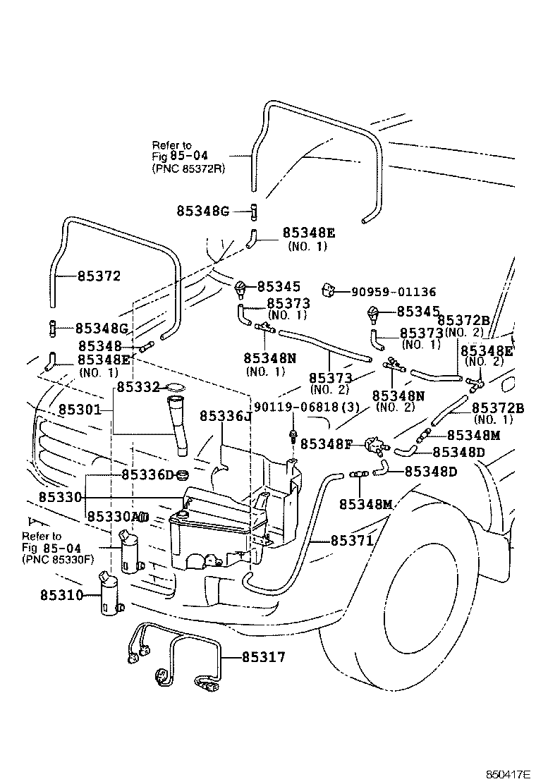 85315-60280 JAR ASSY, WINDSHIELD WASHER product image