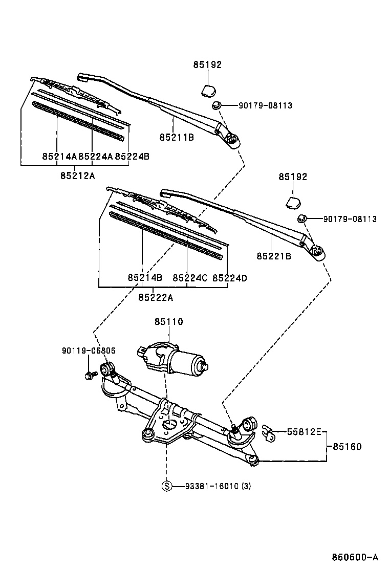 85214-44080 RUBBER, WIPER, RH product image