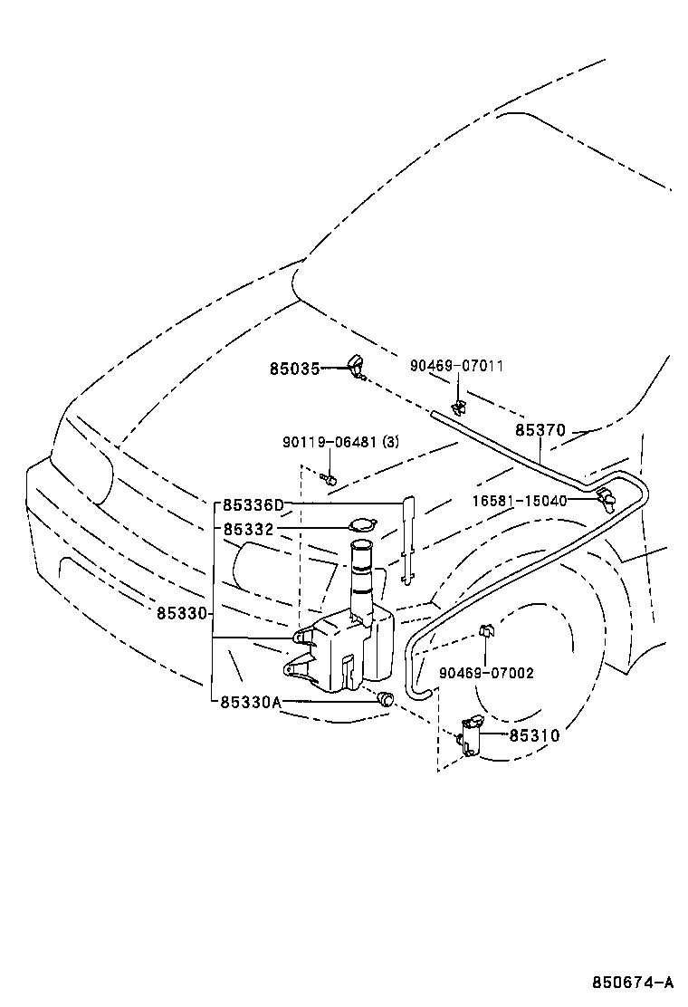 90068-32002 BUSH, WINDSHIELD WASHER JAR product image