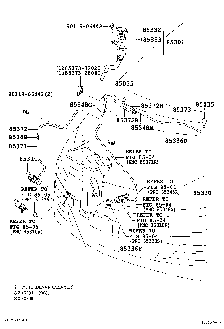 85355-28030 JAR ASSY, WINDSHIELD WASHER product image