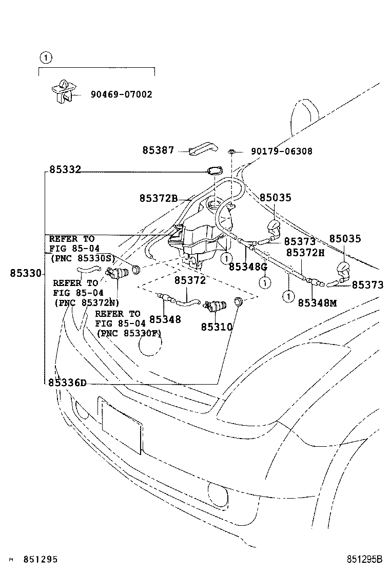 85315-47060 JAR ASSY, WINDSHIELD WASHER product image