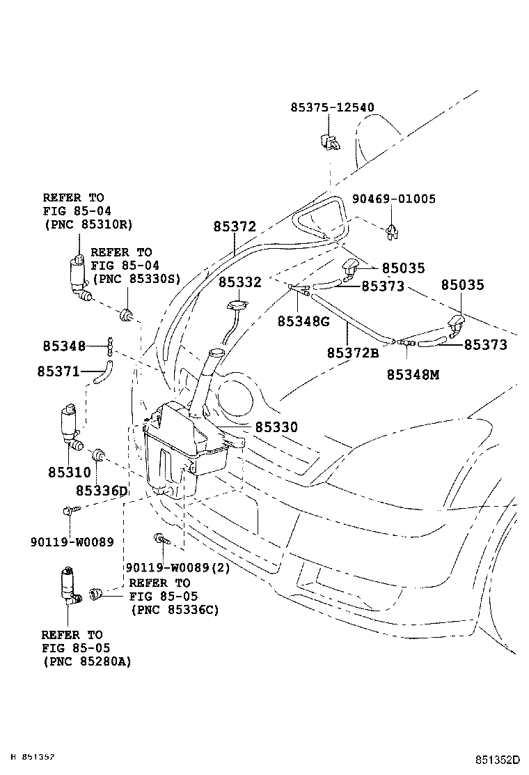 85315-0F010 JAR ASSY, WINDSHIELD WASHER product image