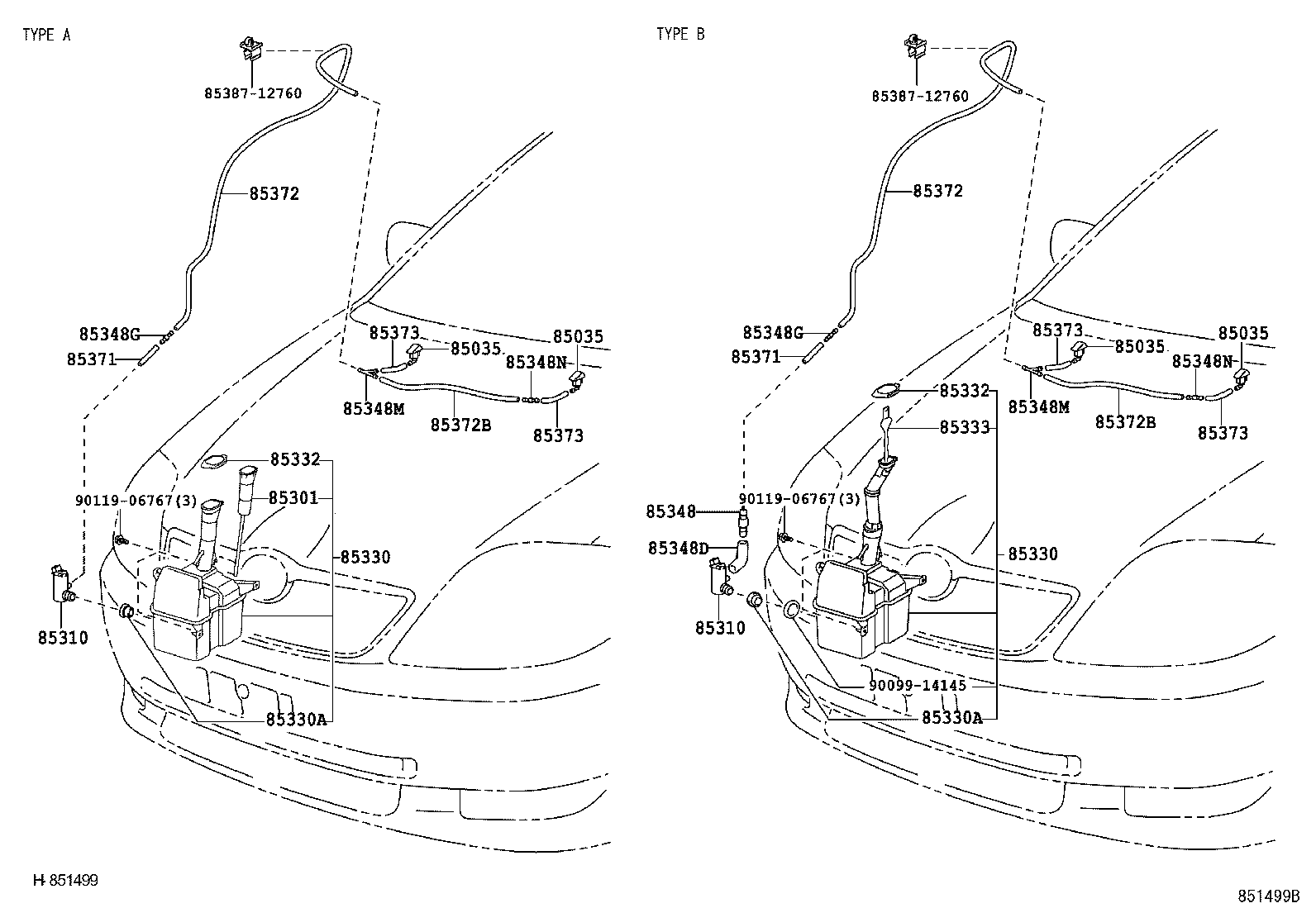 85315-02070 JAR ASSY, WINDSHIELD WASHER product image