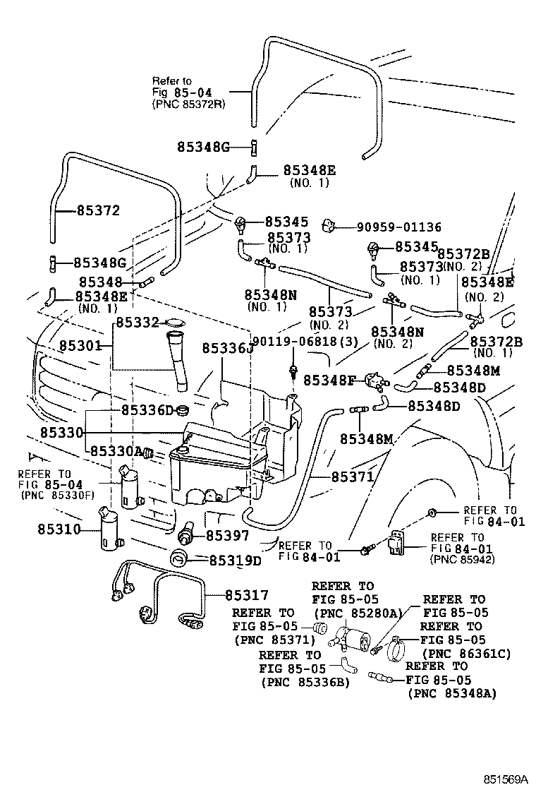 85325-60120 JAR ASSY, WINDSHIELD WASHER product image