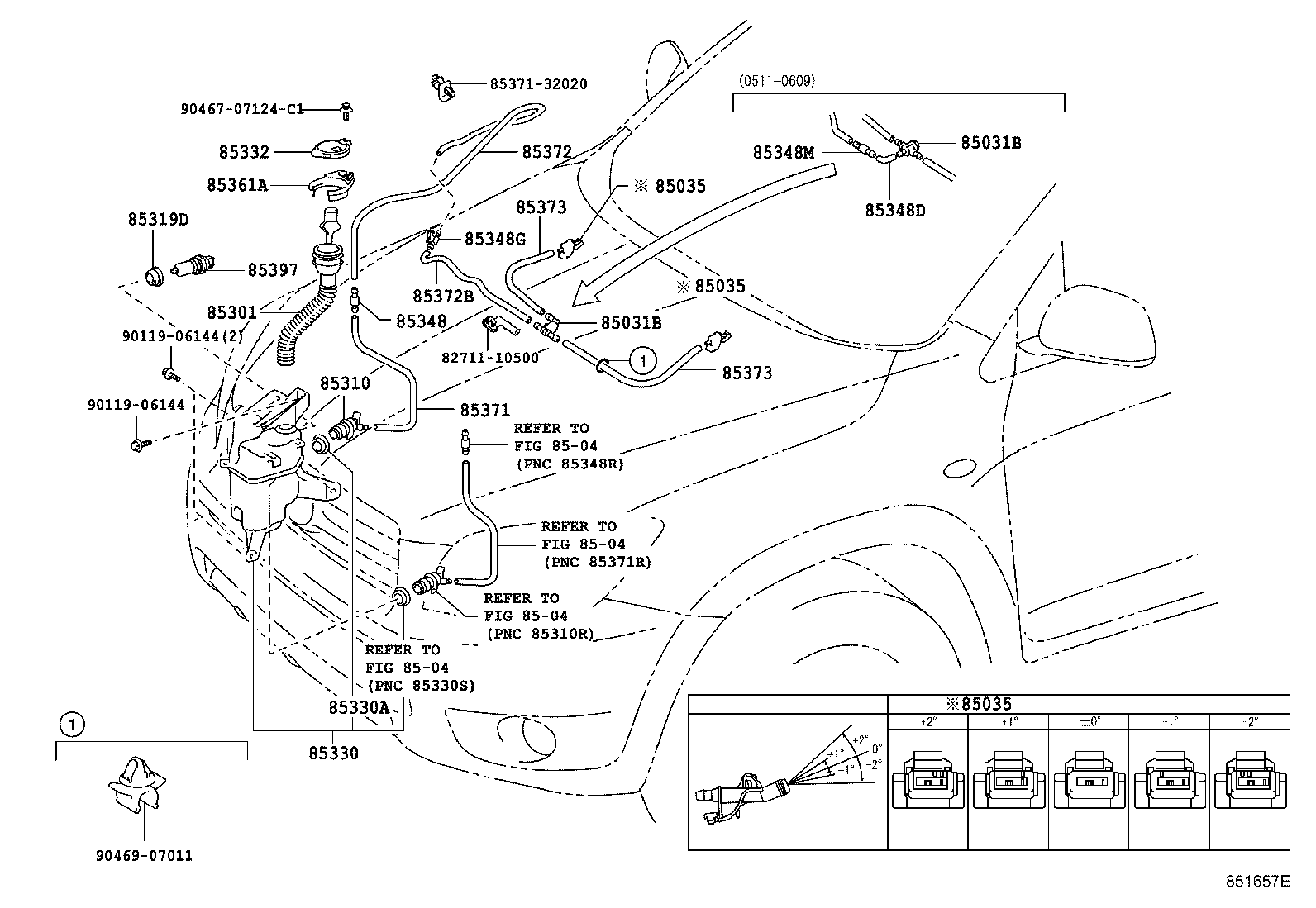 85315-42240 JAR ASSY, WINDSHIELD WASHER product image