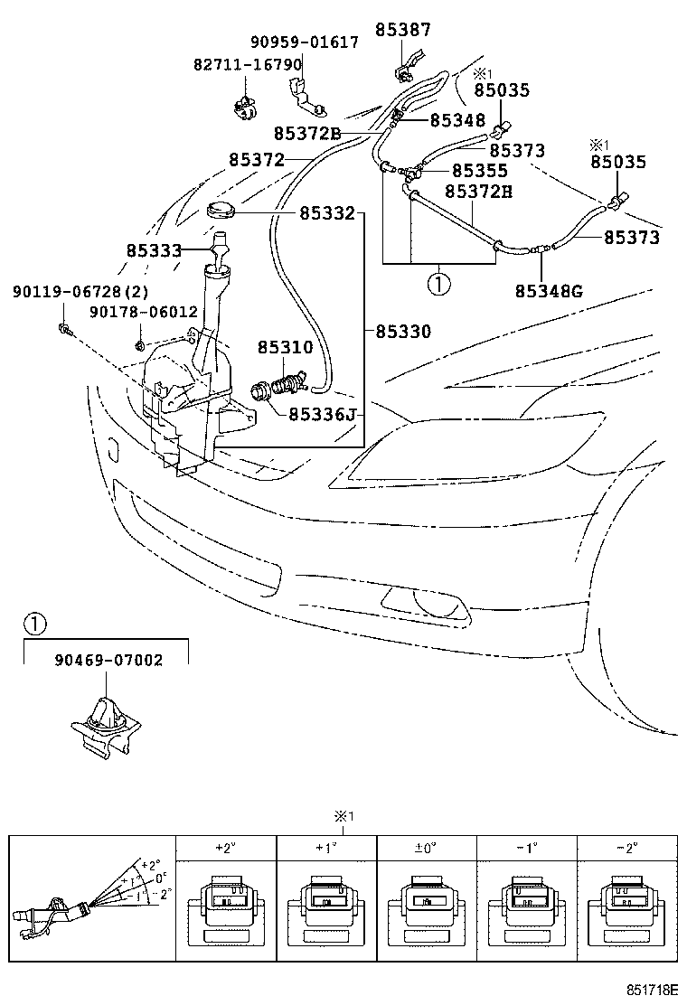 85315-33320 JAR ASSY, WINDSHIELD WASHER product image