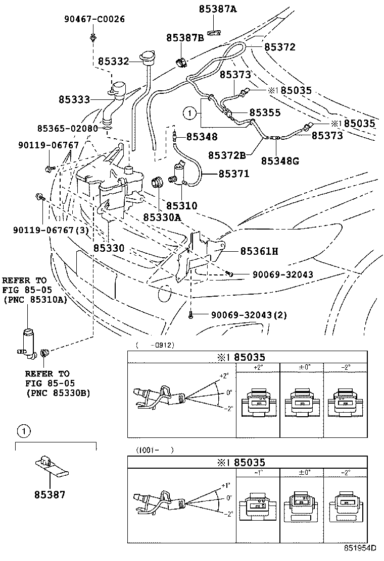85315-02290 JAR ASSY, WINDSHIELD WASHER product image