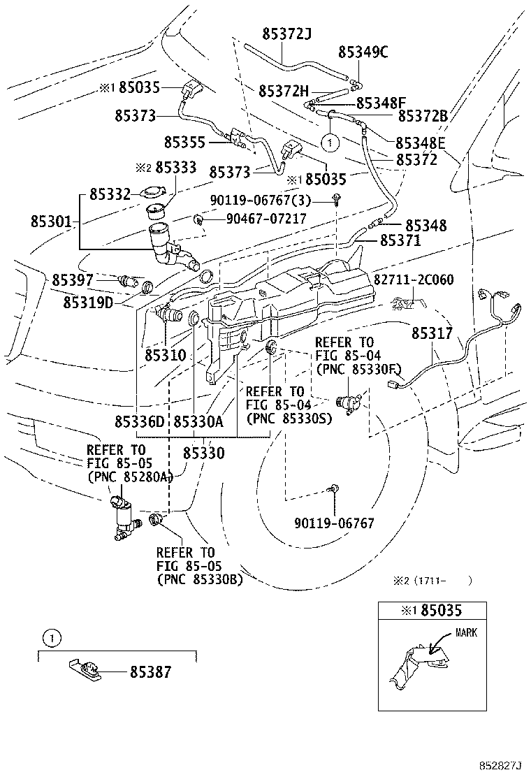 85355-60220 JAR ASSY, WINDSHIELD WASHER product image