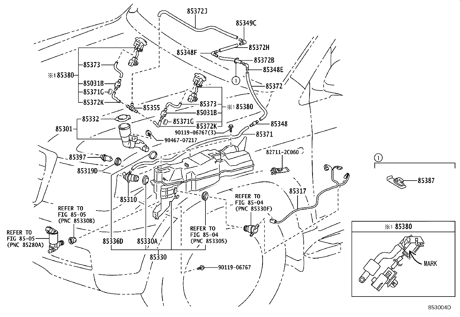 85355-60220 JAR ASSY, WINDSHIELD WASHER product image