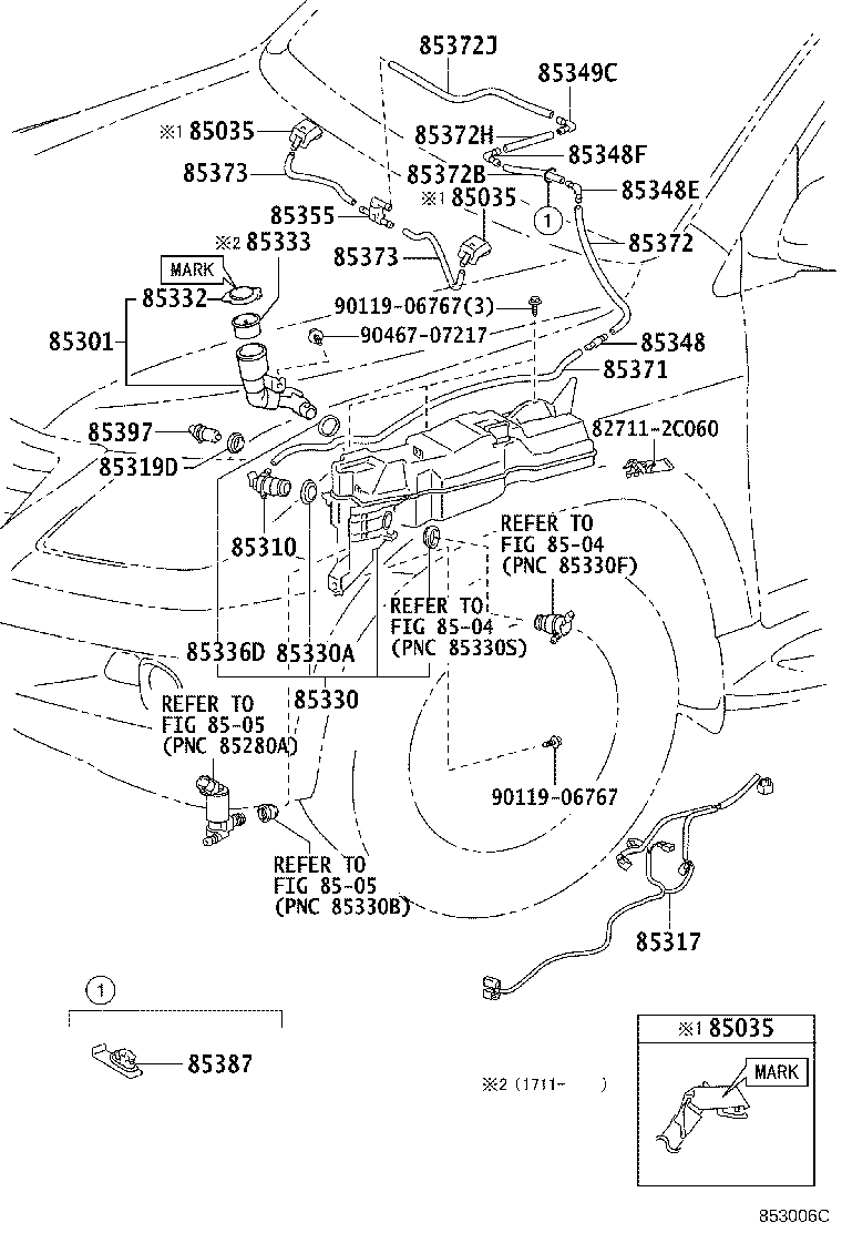 85301-60063 INLET SUB-ASSY, WASHER product image