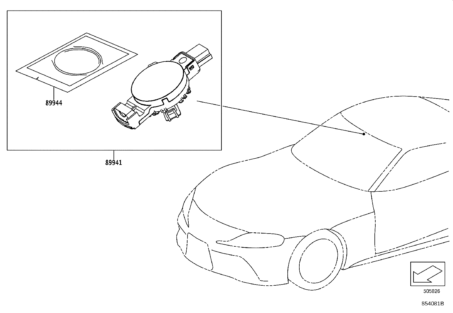 85211-WAA04 ARM, FRONT WIPER, RH product image