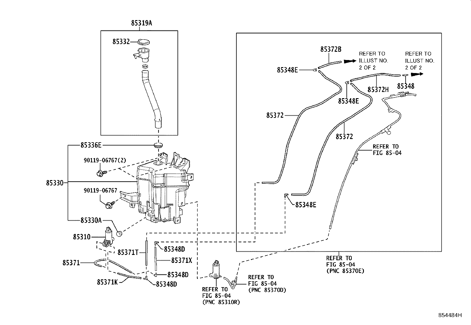 85315-62060 JAR ASSY, WINDSHIELD WASHER product image