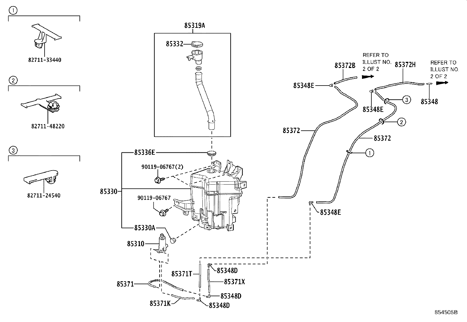 85315-62060 JAR ASSY, WINDSHIELD WASHER product image