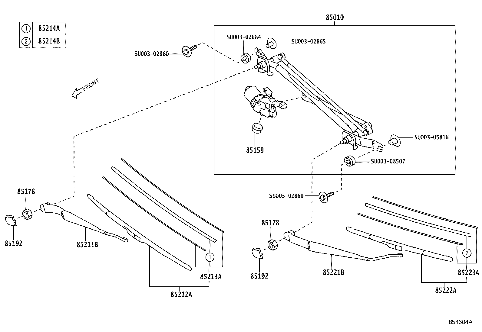 SU003-09467 RUBBER, WIPER, RH product image