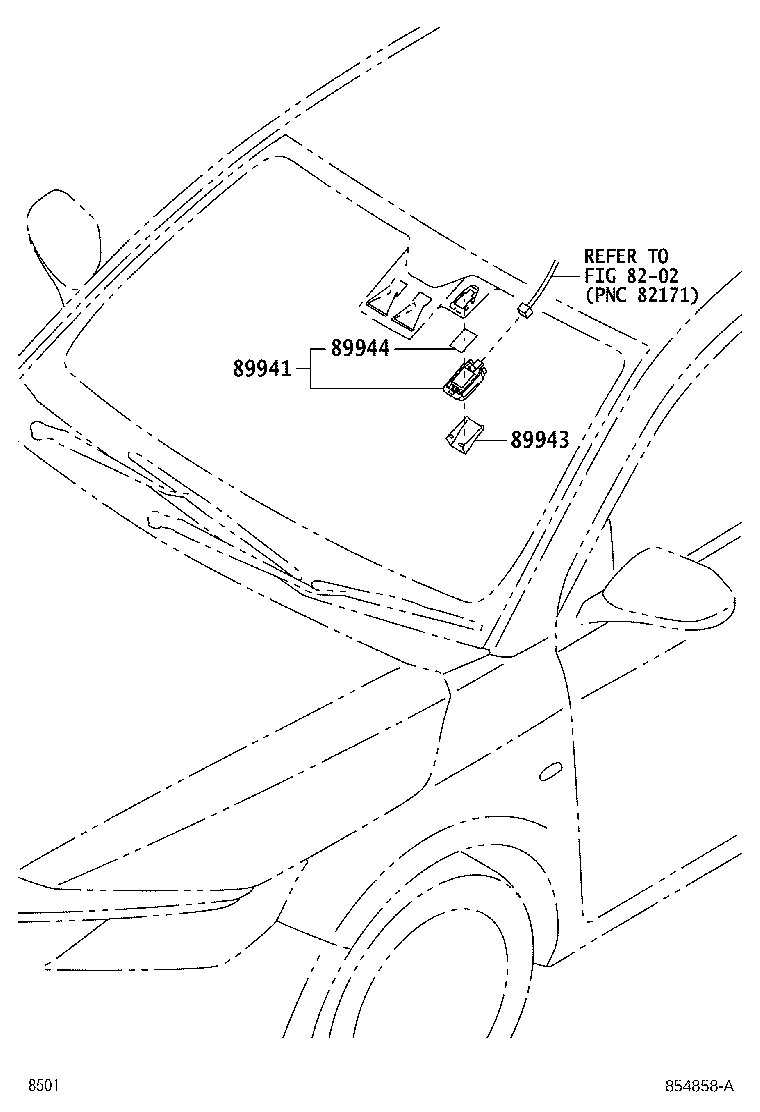 85214-B2290 RUBBER, WIPER, RH product image