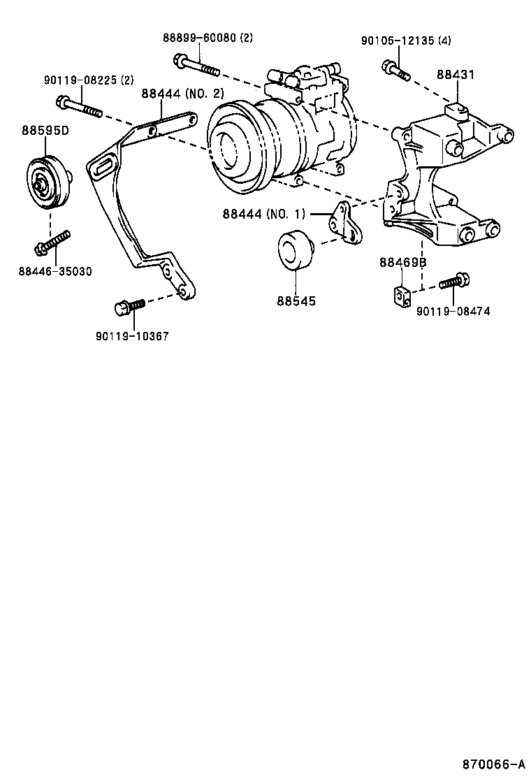 88320-60660 COMPRESSOR ASSY, COOLER product image