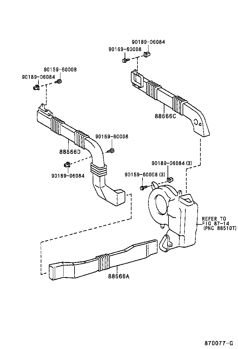 89437-60040-B0 COVER, SENSOR product image