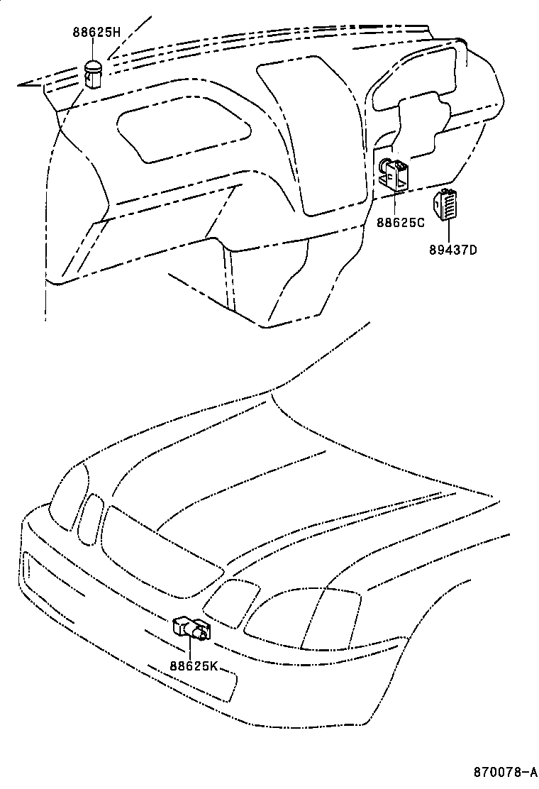 89437-60040-B0 COVER, SENSOR product image