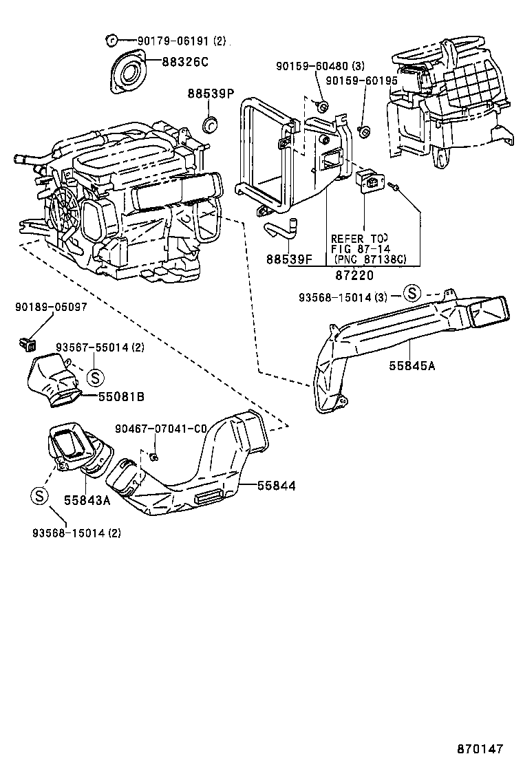 55902-20140 CONTROL SUB-ASSY, HEATER product image