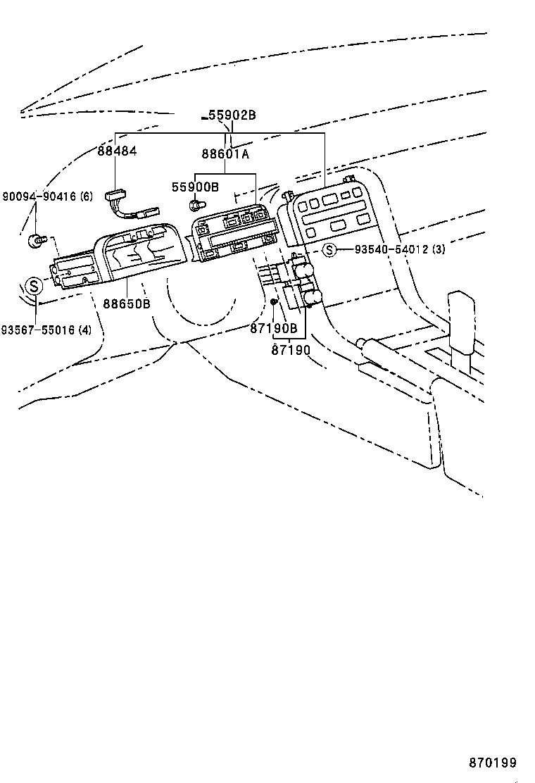 55846-24040 DUCT, HEATER TO REGISTER, NO.4 product image
